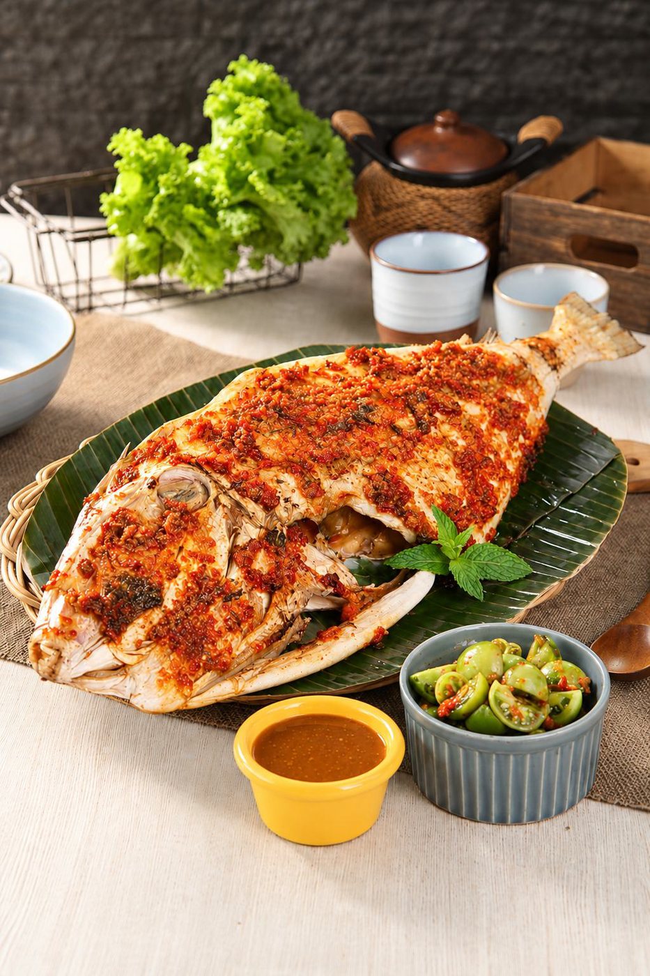 Ikan sukang bakar rica-rica
